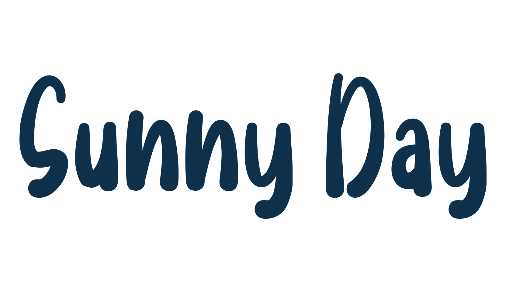 Sunny Day (sunny-day), fancy various decorative script calligraphy font preview