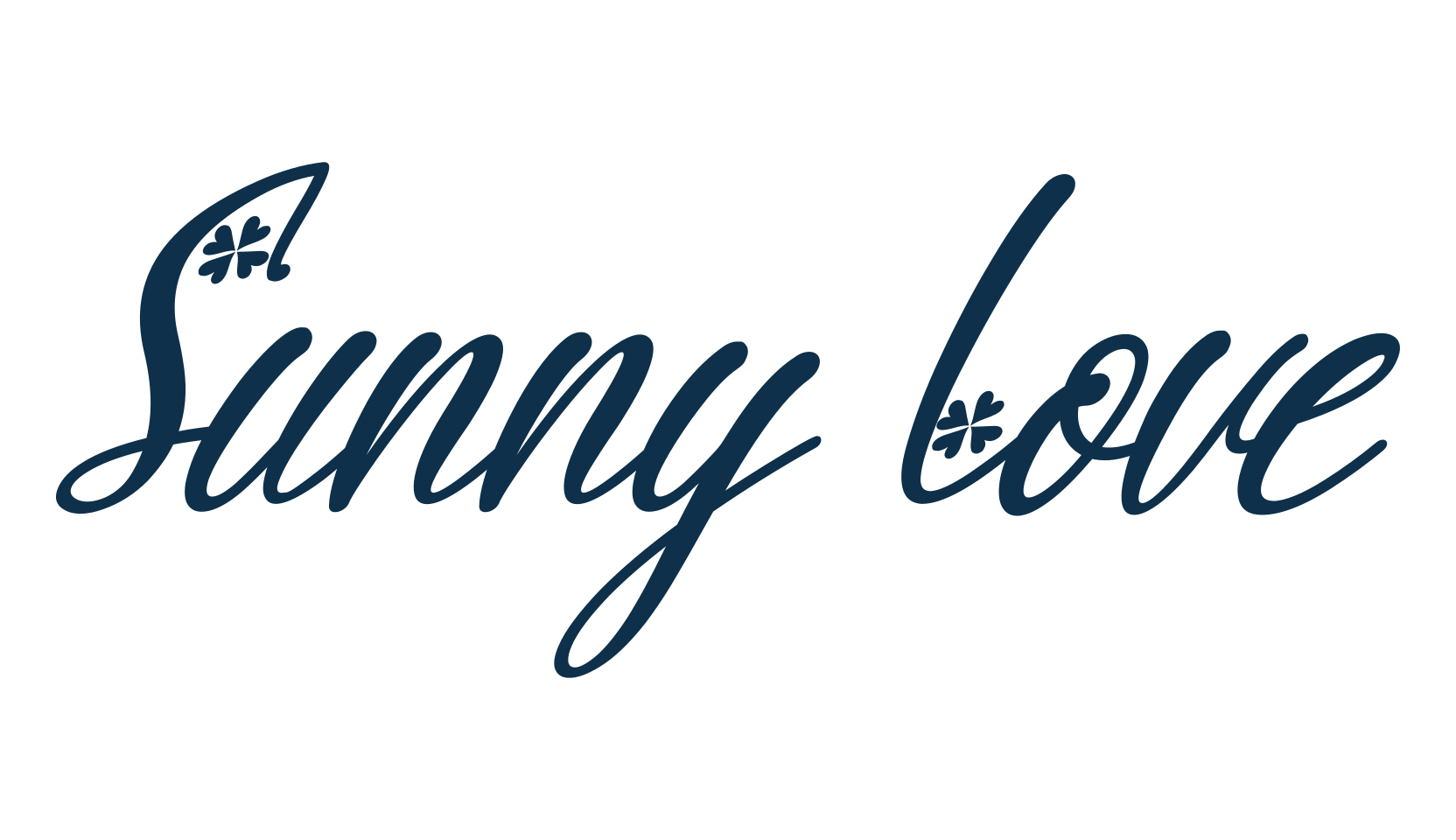 Sunny Love, fancy various decorative script calligraphy font preview