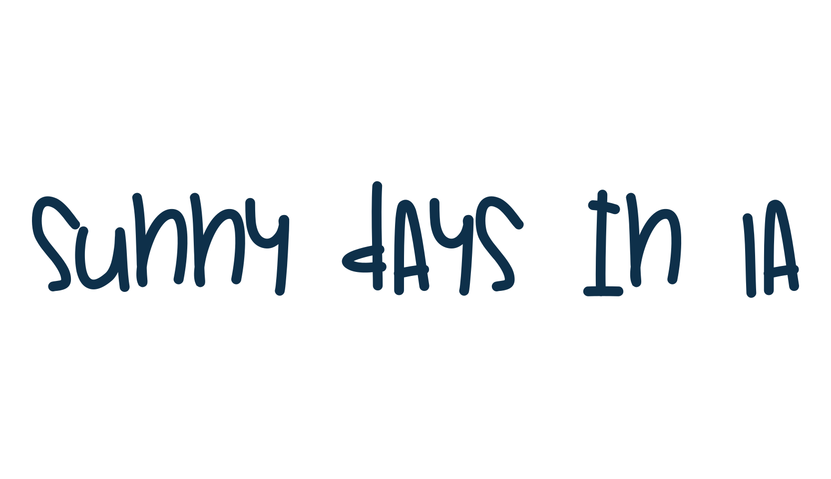 Sunny Days In La, script handwritten fancy decorative calligraphy font preview