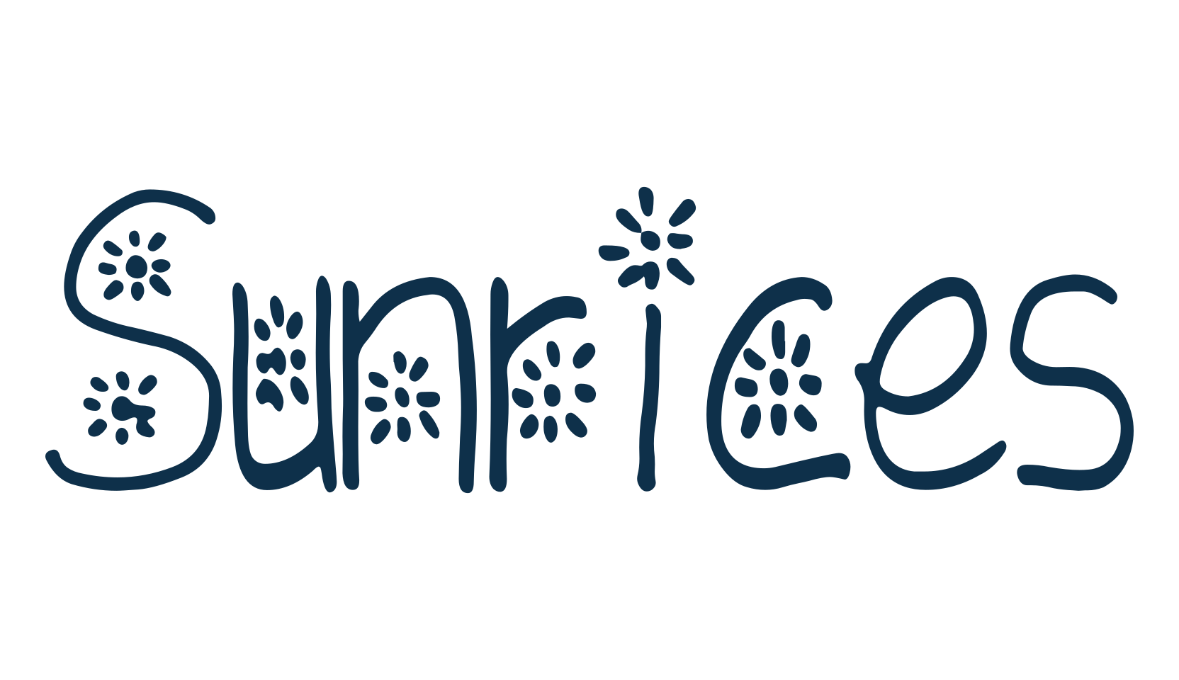 Sunrices, decorative font preview