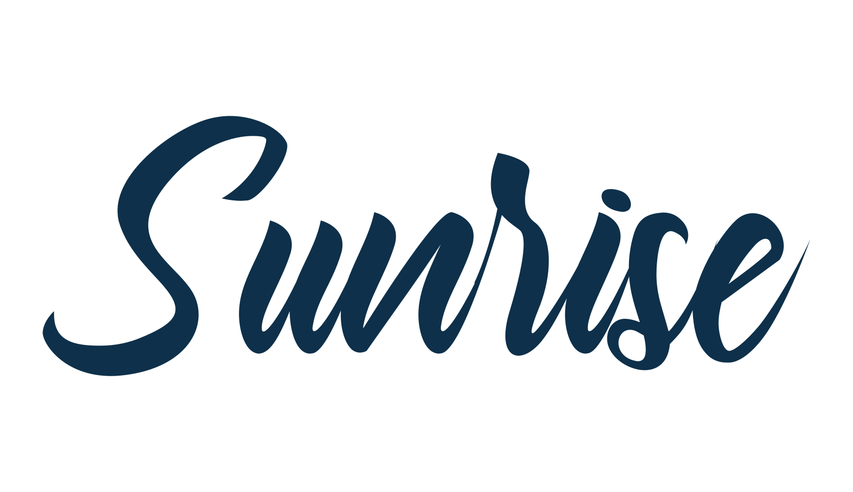 Sunrise (sunrise-4), calligraphy font preview