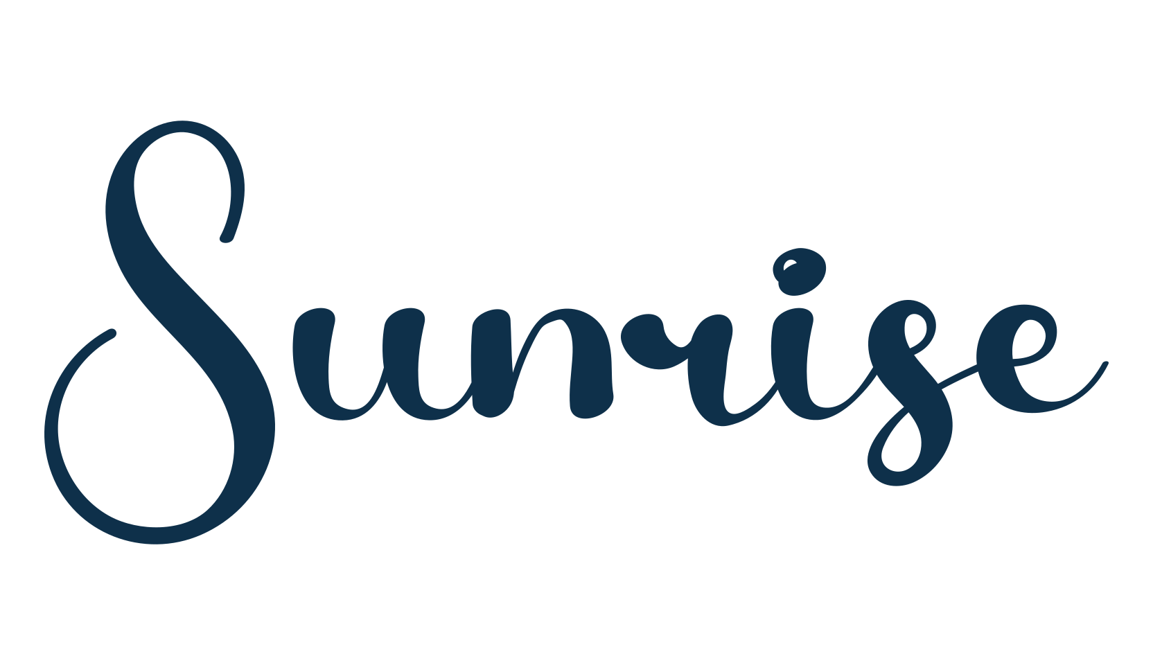 Sunrise (sunrise-5), display market font preview
