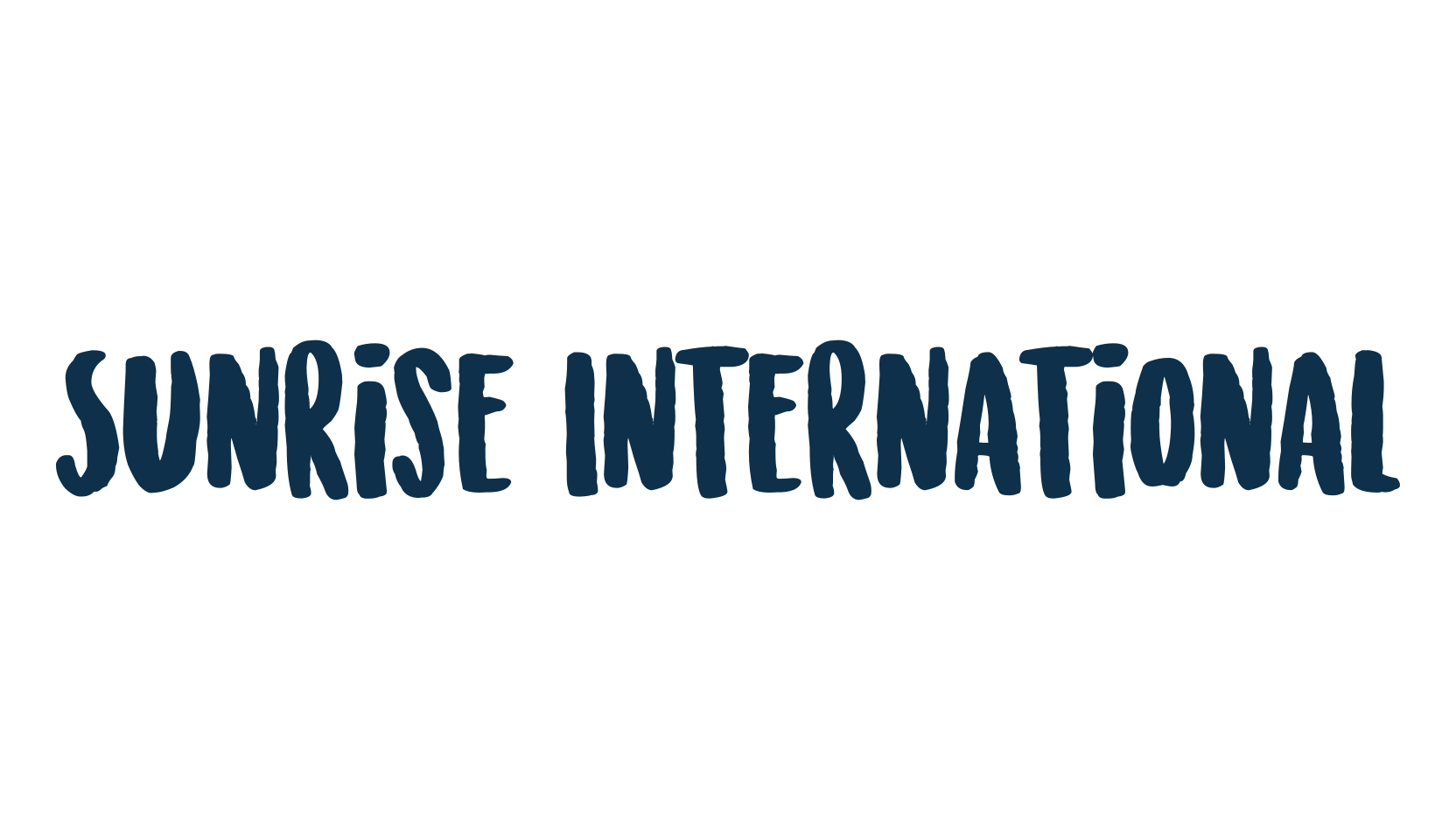 Sunrise International, handwriting font preview