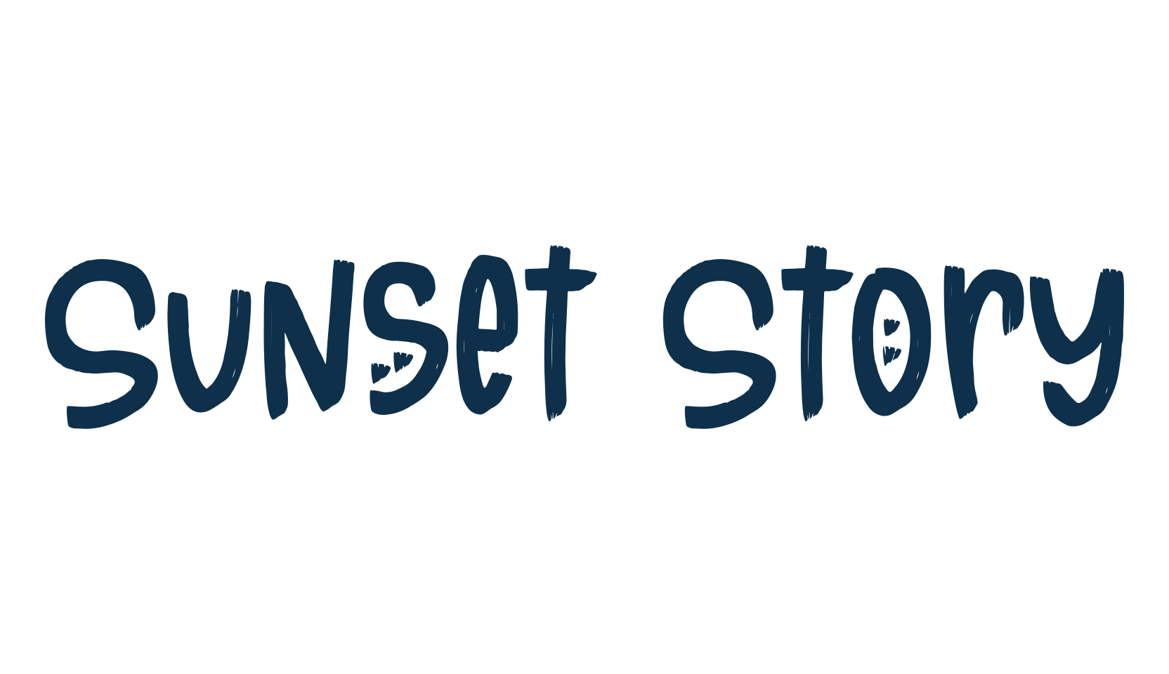 Sunset Story, script brush fancy decorative calligraphy font preview
