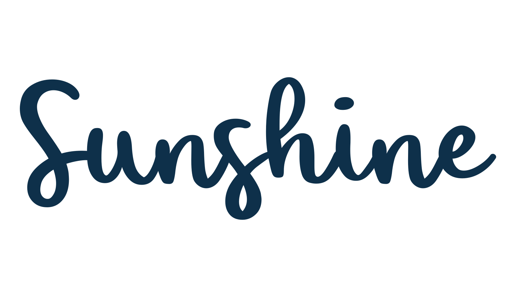 Sunshine (sunshine-3), handwriting font preview