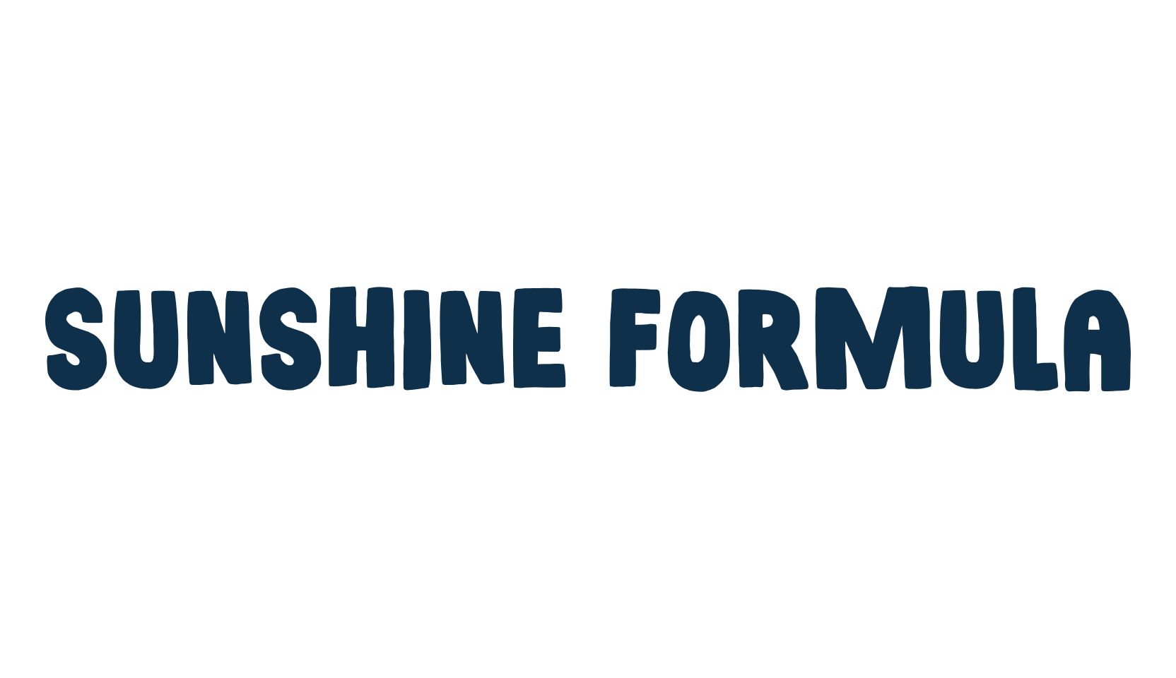 Sunshine Formula, fancy cartoon decorative font preview