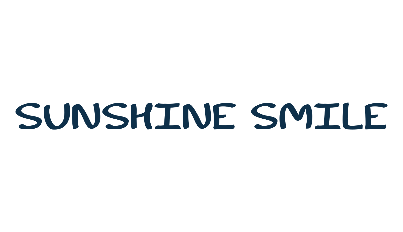 Sunshine Smile, script handwritten fancy decorative calligraphy font preview