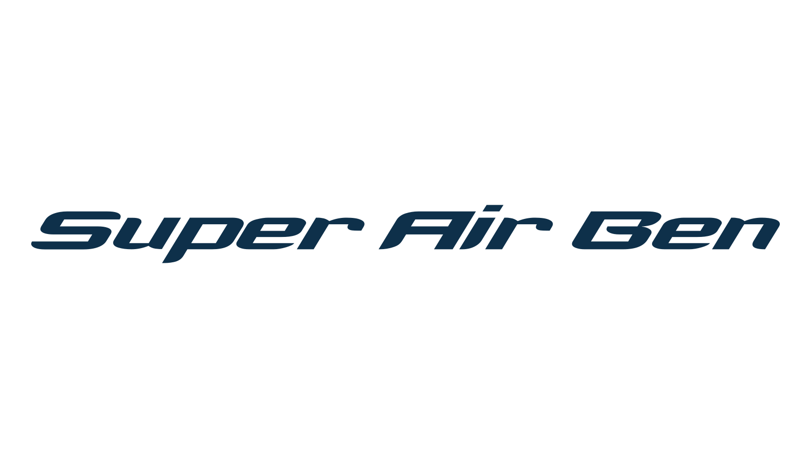 Super Air Ben, techno sci-fi font preview