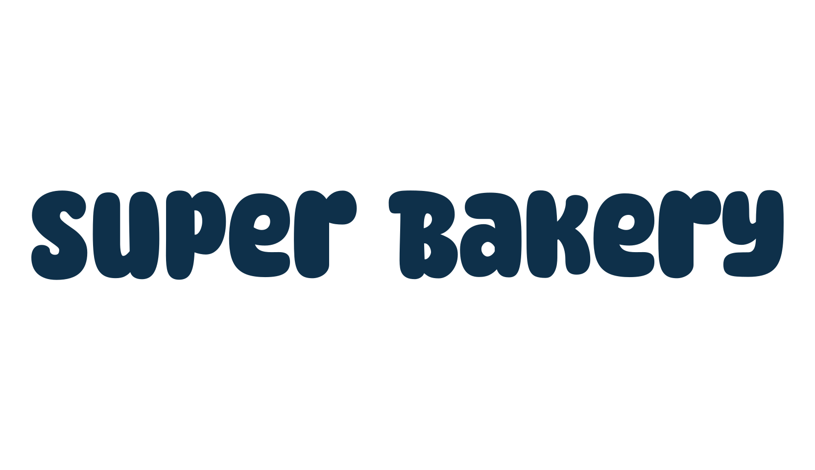 Super Bakery, cartoon font preview