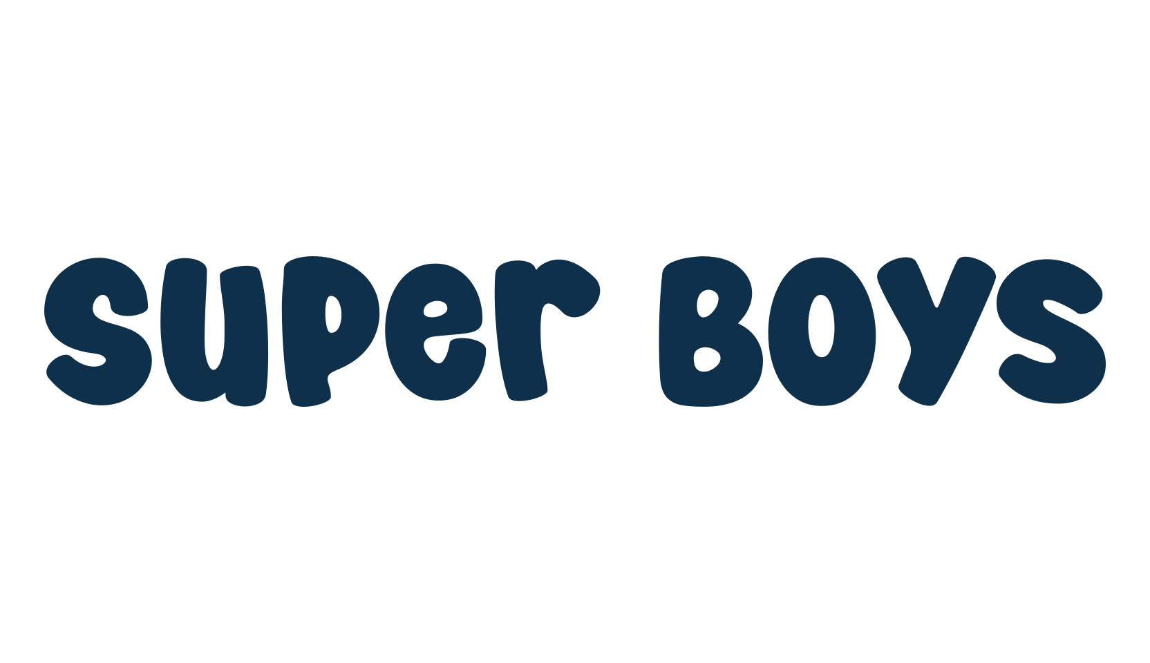 Super Boys, cartoon font preview