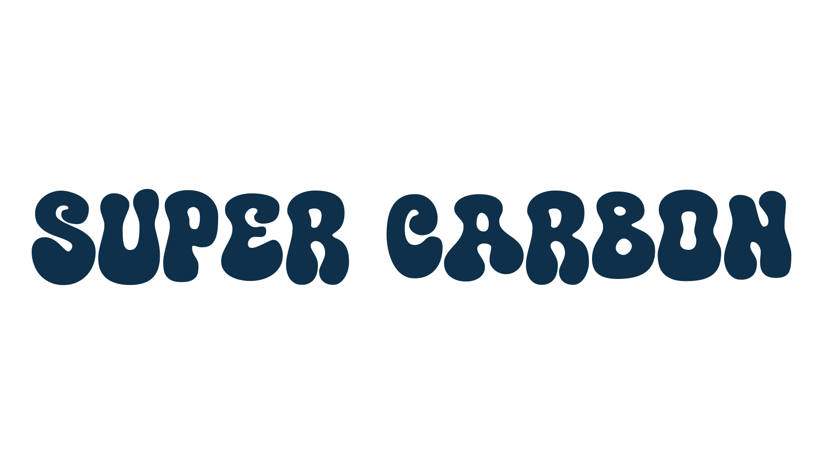 Super Carbon, groovy font preview