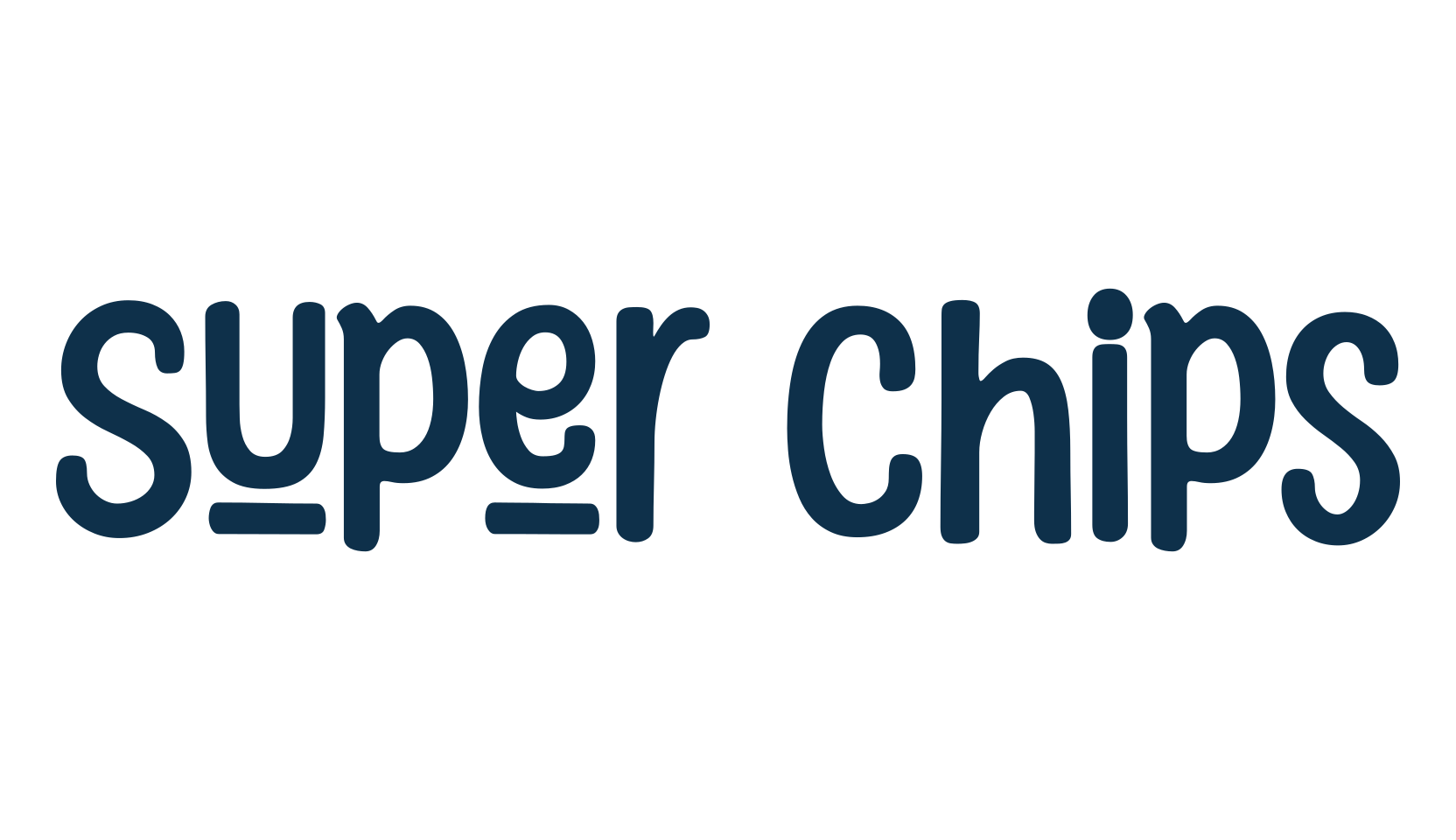 Super Chips, cartoon font preview
