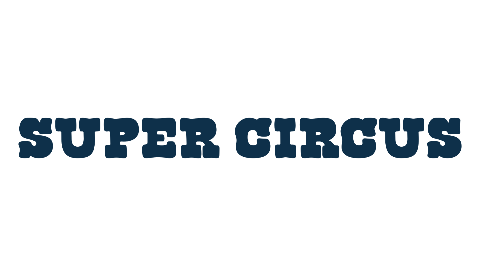 Super Circus, western font preview