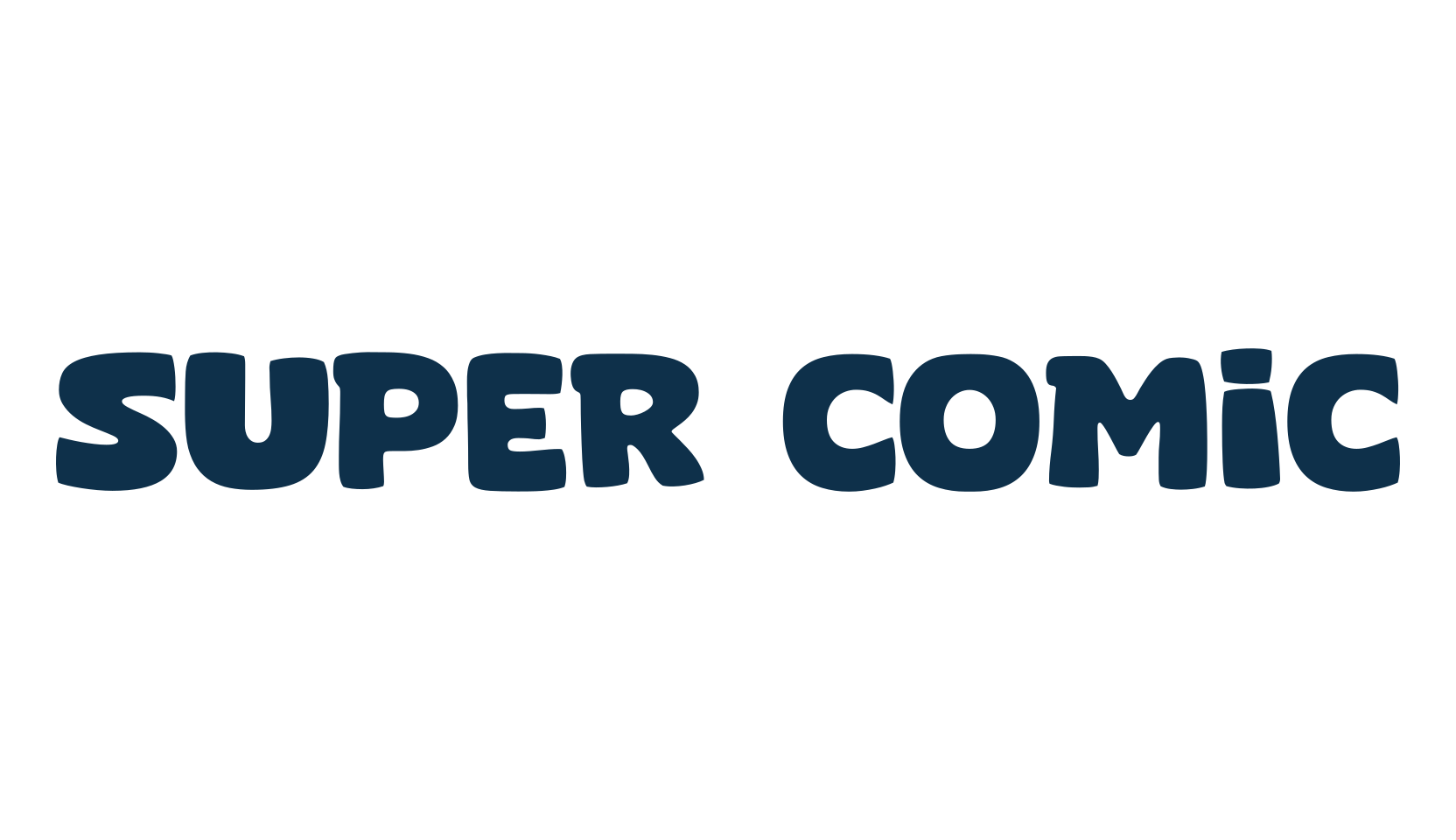Super Comic (super-comic-3), cartoon font preview