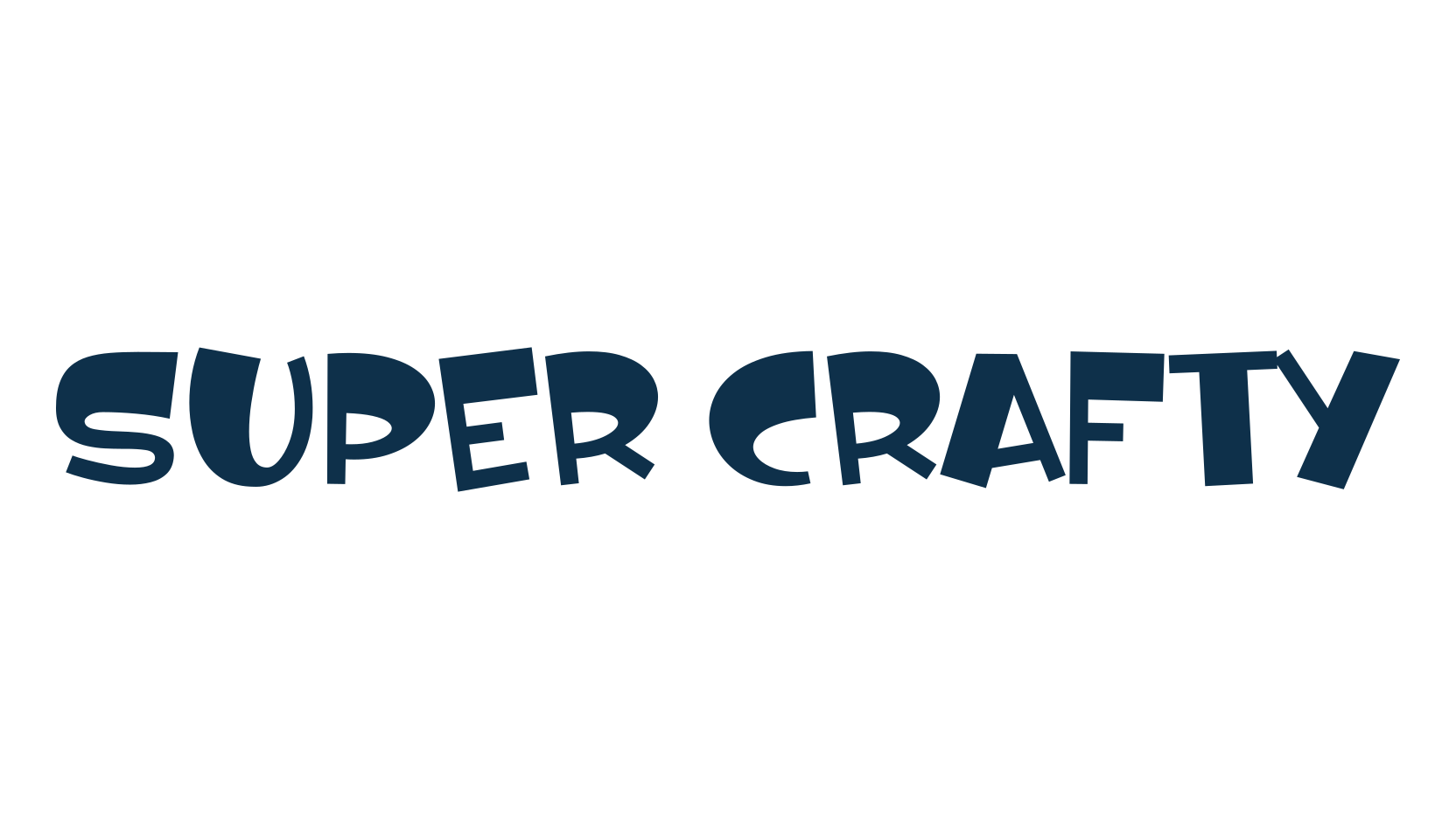 Super Crafty, cartoon font preview