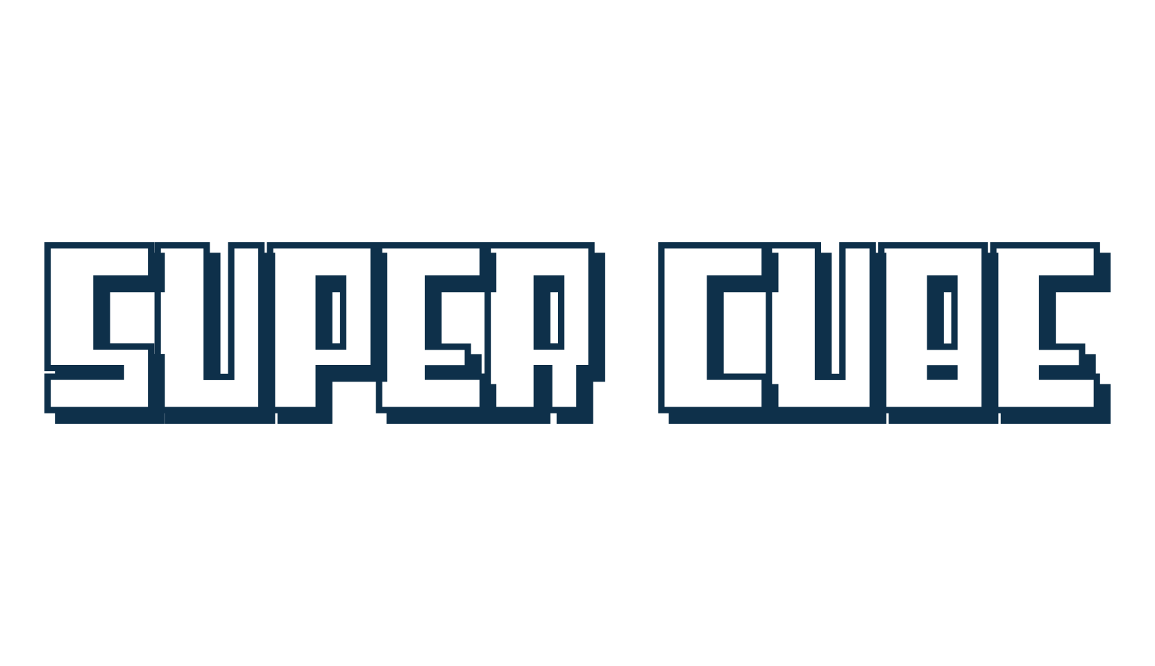 Super Cube, square font preview