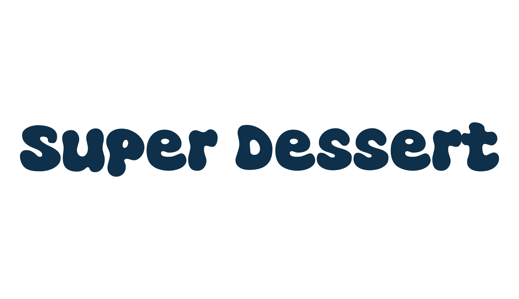 Super Dessert, cartoon font preview