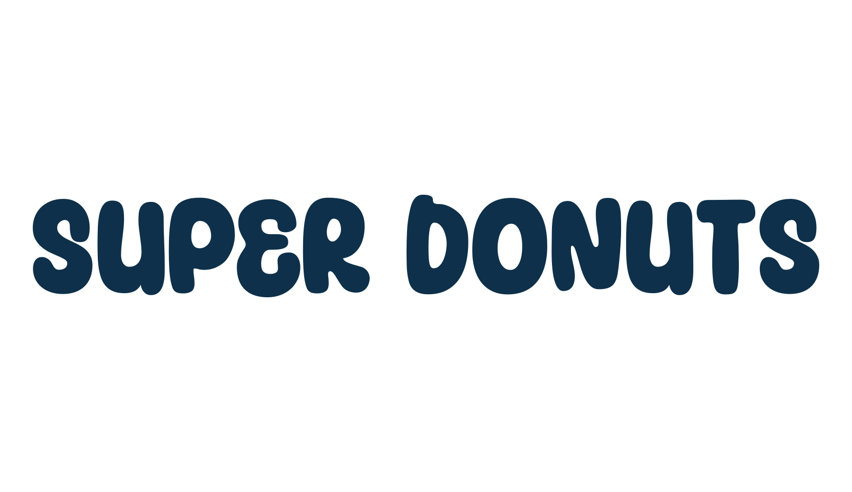 Super Donuts, display market font preview