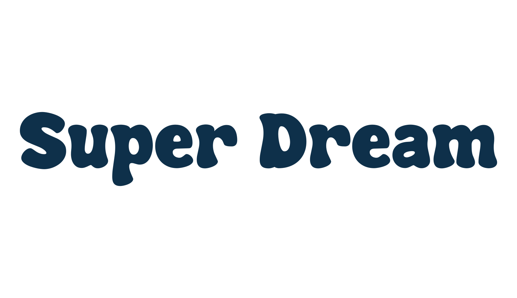 Super Dream, groovy font preview