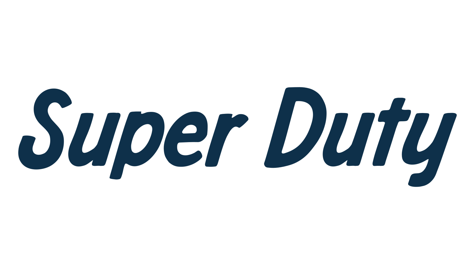 Super Duty, fancy various decorative font preview