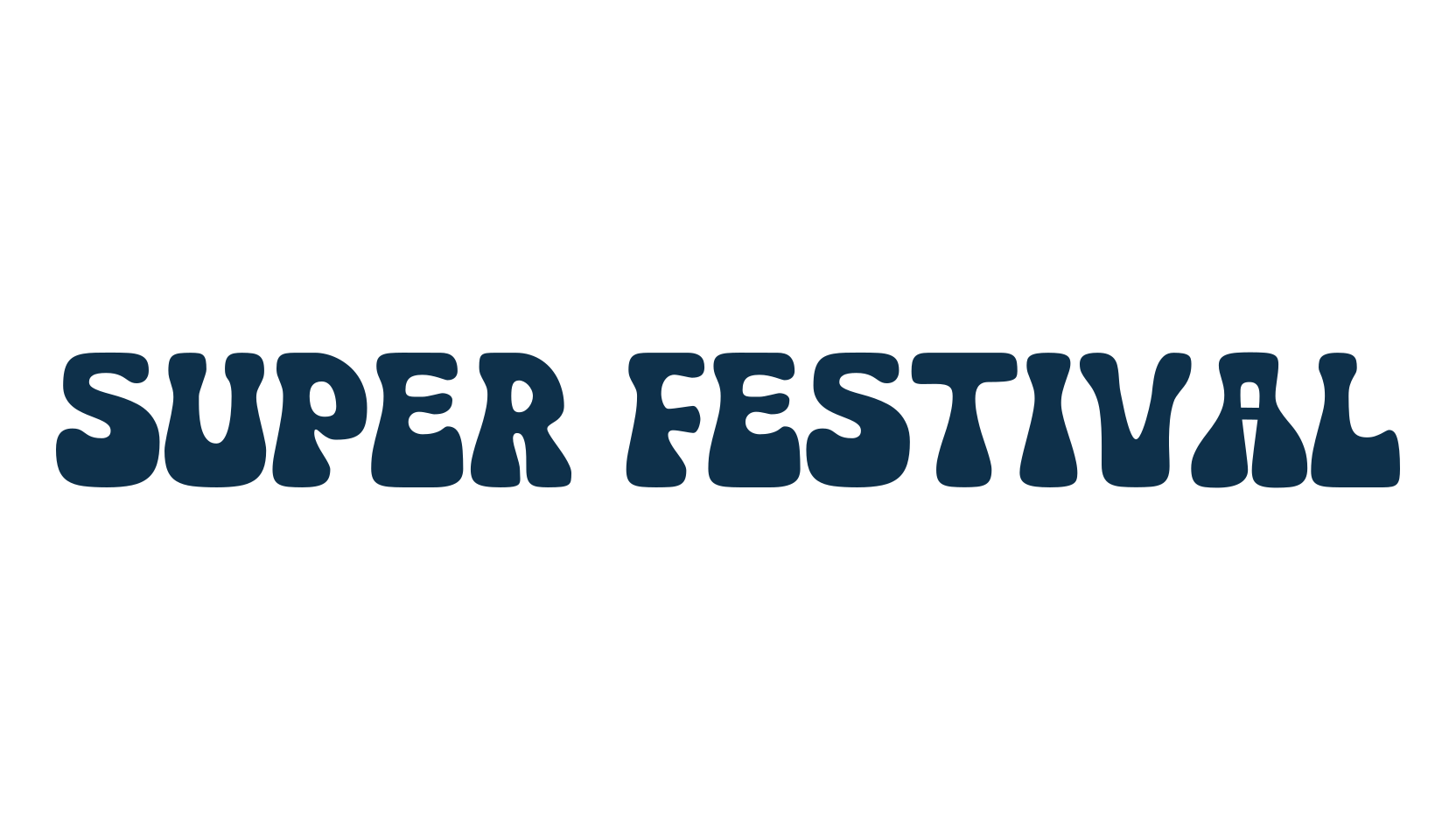 Super Festival, fancy groovy decorative font preview