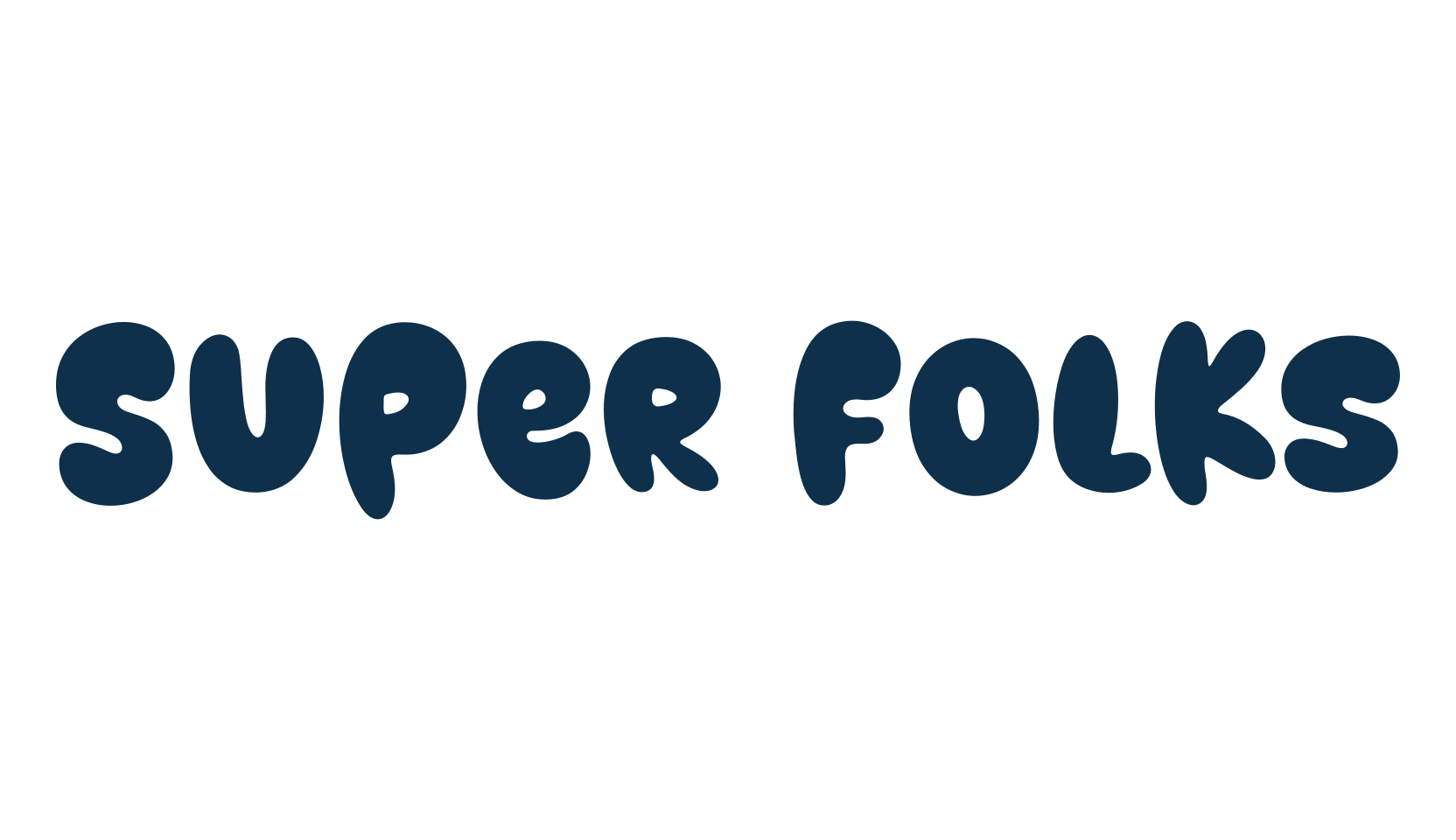 Super Folks, cartoon font preview