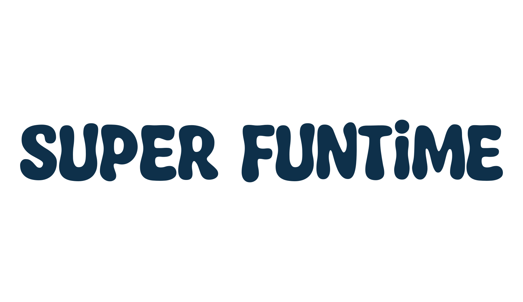 Super Funtime, groovy font preview