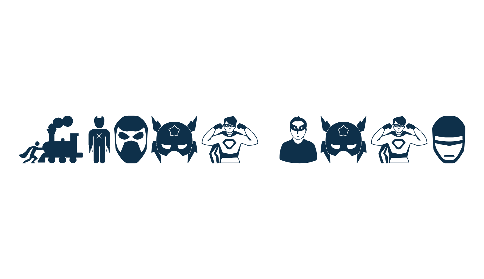 Super Hero, display market font preview