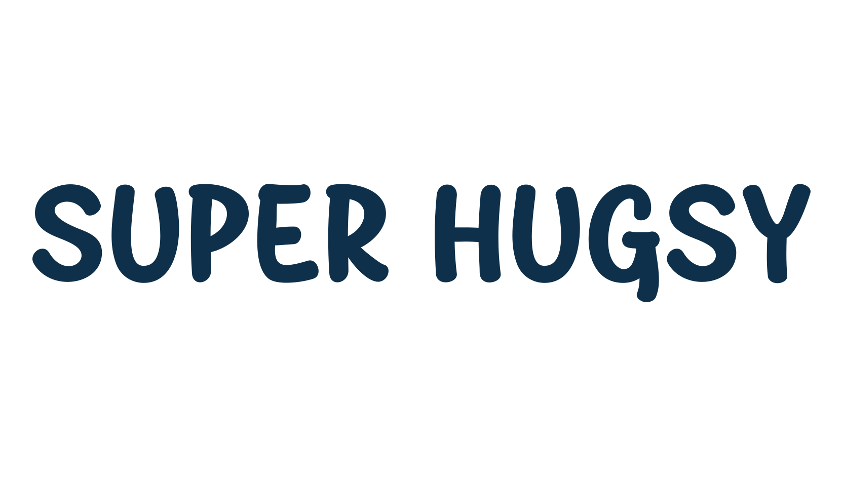 Super Hugsy, script handwritten fancy decorative calligraphy font preview