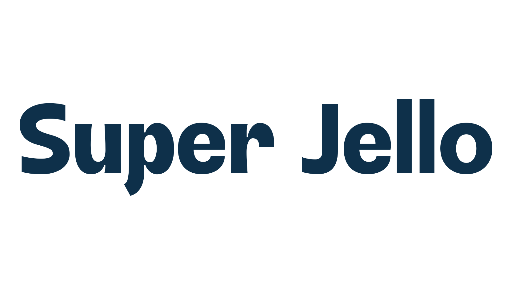 Super Jello, sans serif font preview