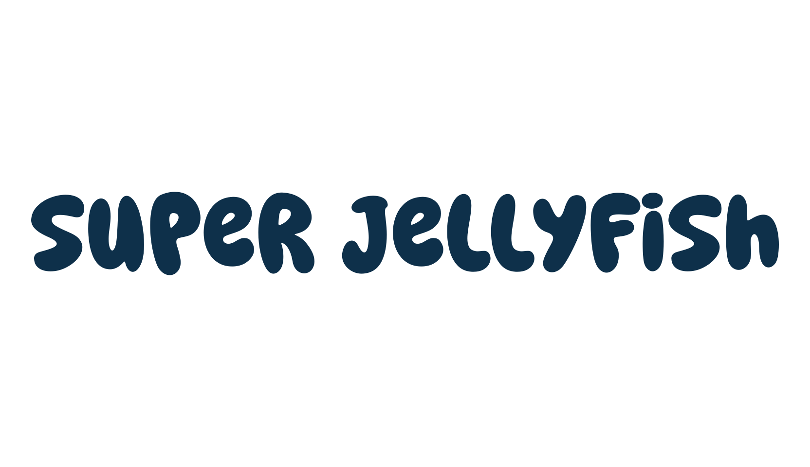 Super Jellyfish, fancy cartoon decorative font preview