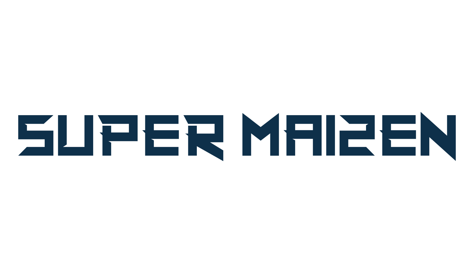 Super Maizen, techno sci-fi font preview