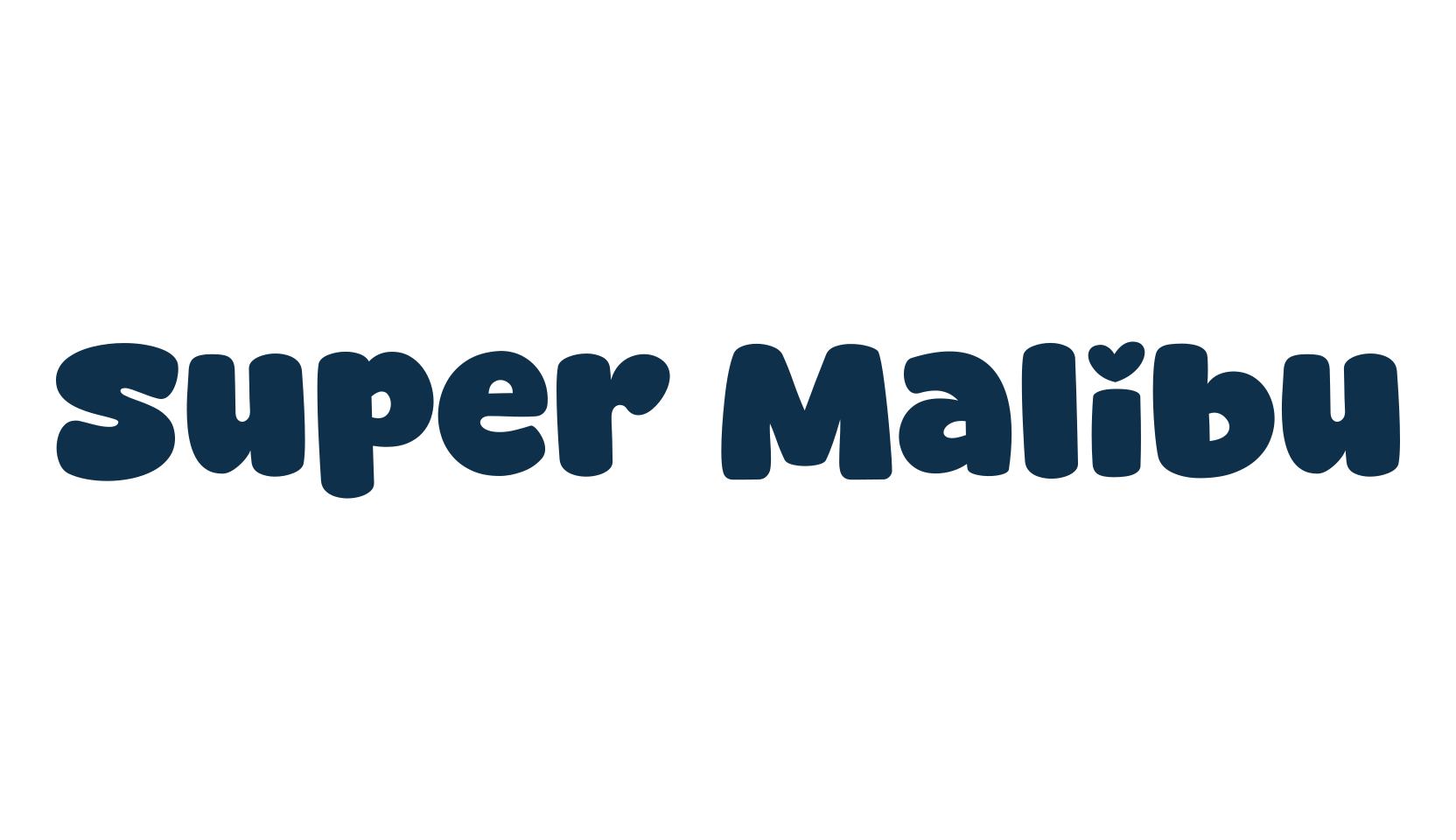 Super Malibu, cartoon font preview