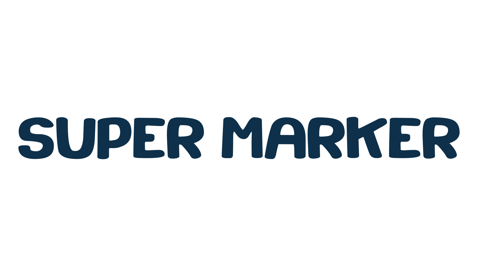 Super Marker, cartoon font preview