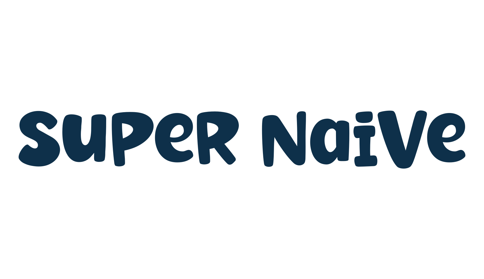 Super Naive, fancy cartoon decorative font preview