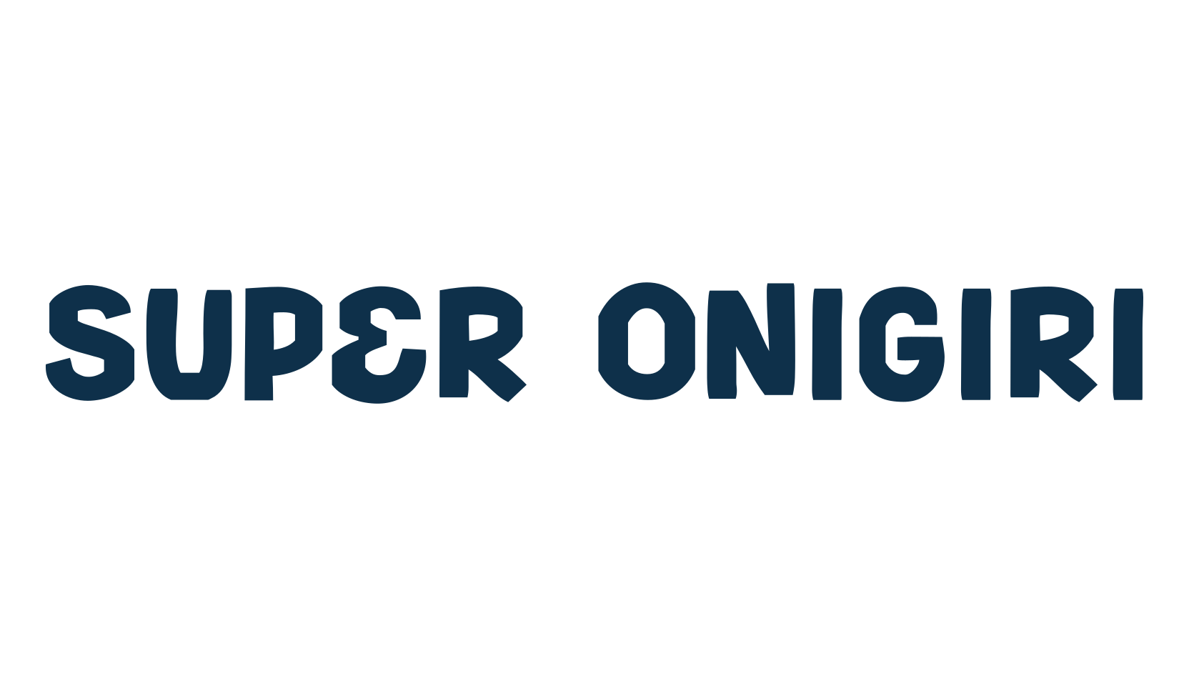Super Onigiri, fancy cartoon decorative font preview