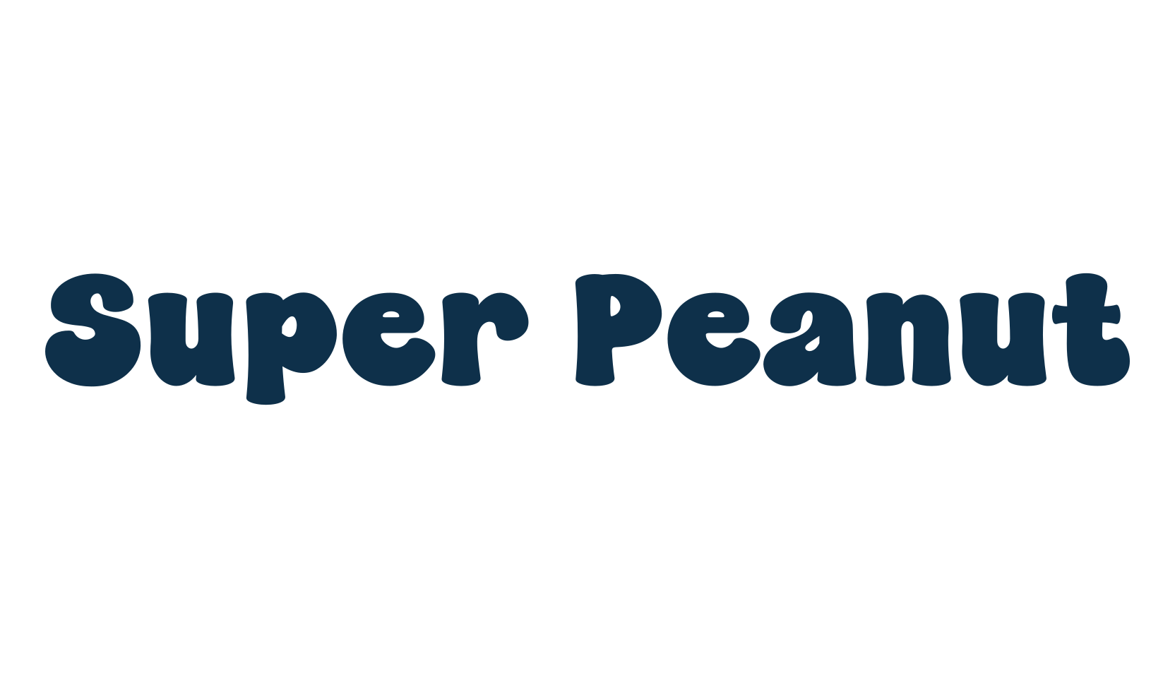 Super Peanut, cartoon font preview