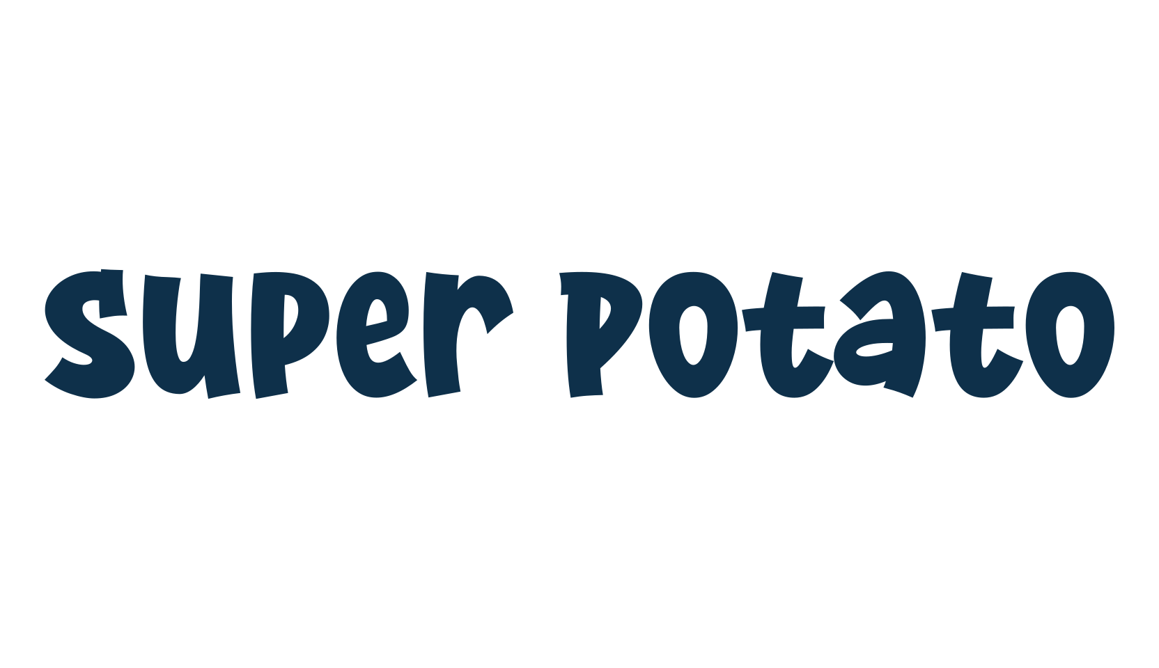 Super Potato, cartoon font preview