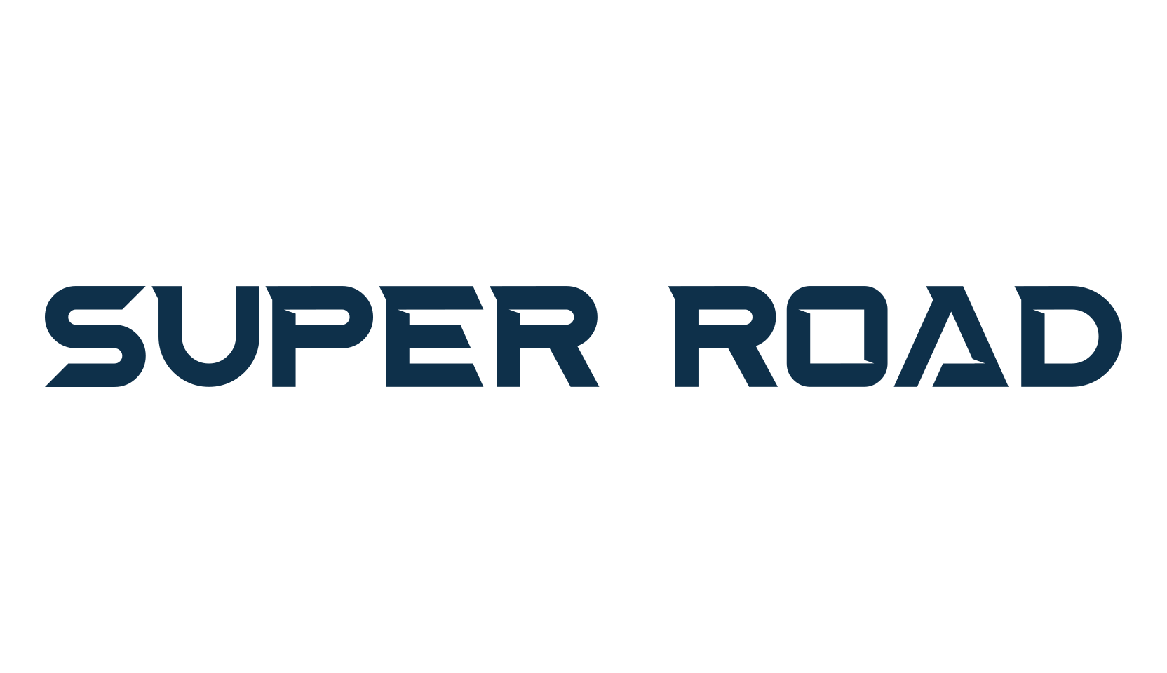 Super Road, techno sci-fi font preview