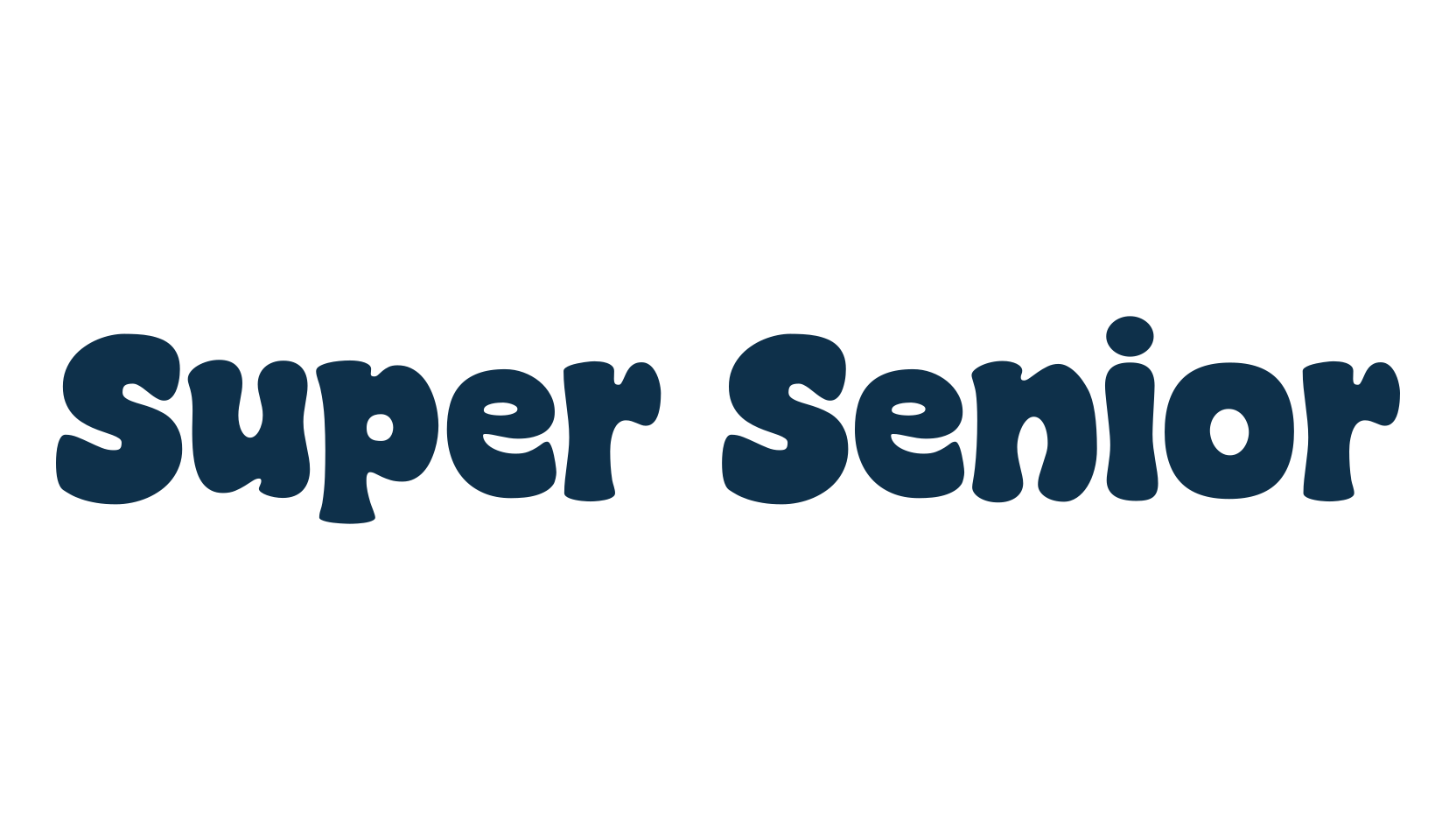 Super Senior, cartoon font preview
