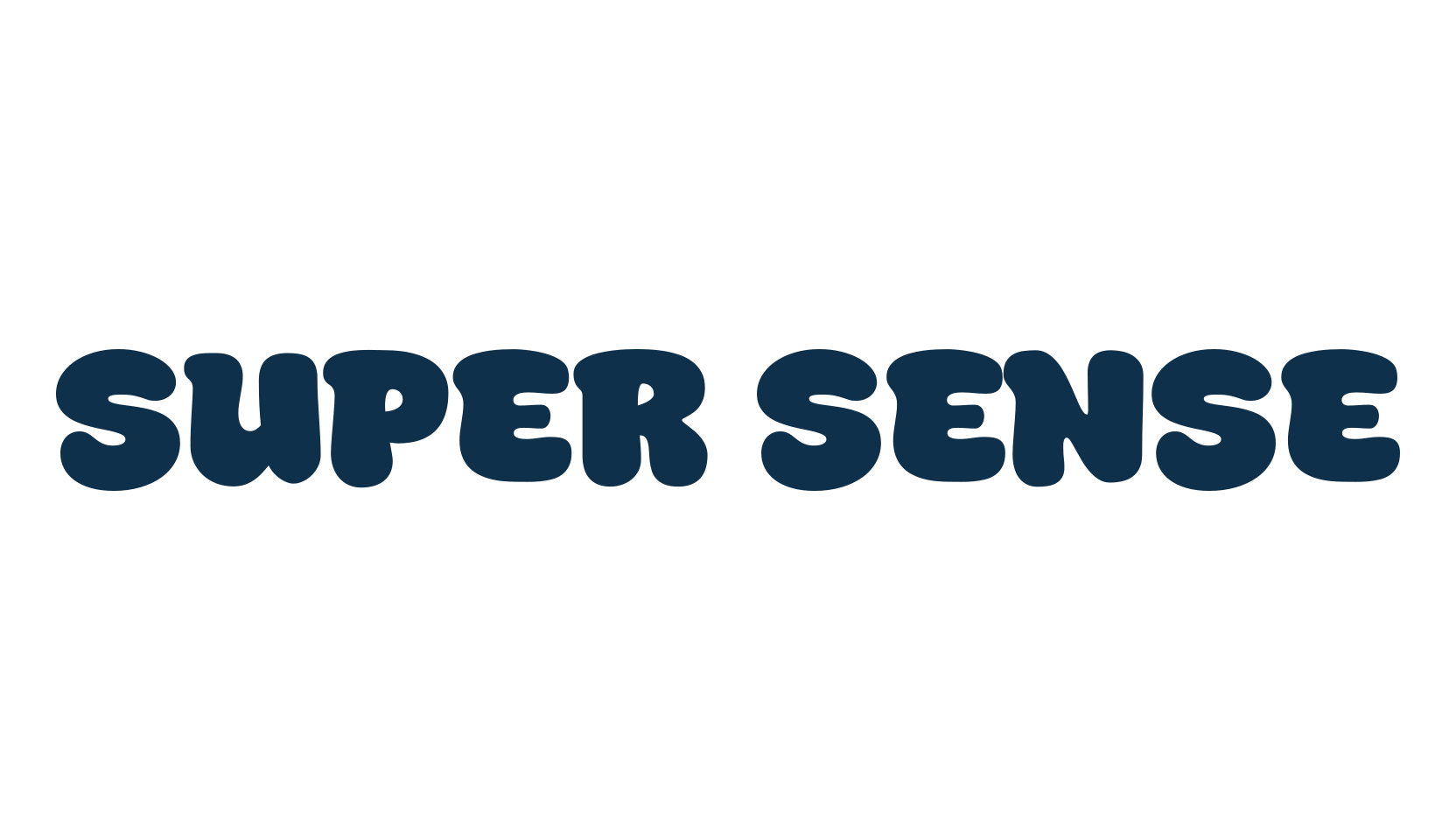Super Sense, cartoon font preview