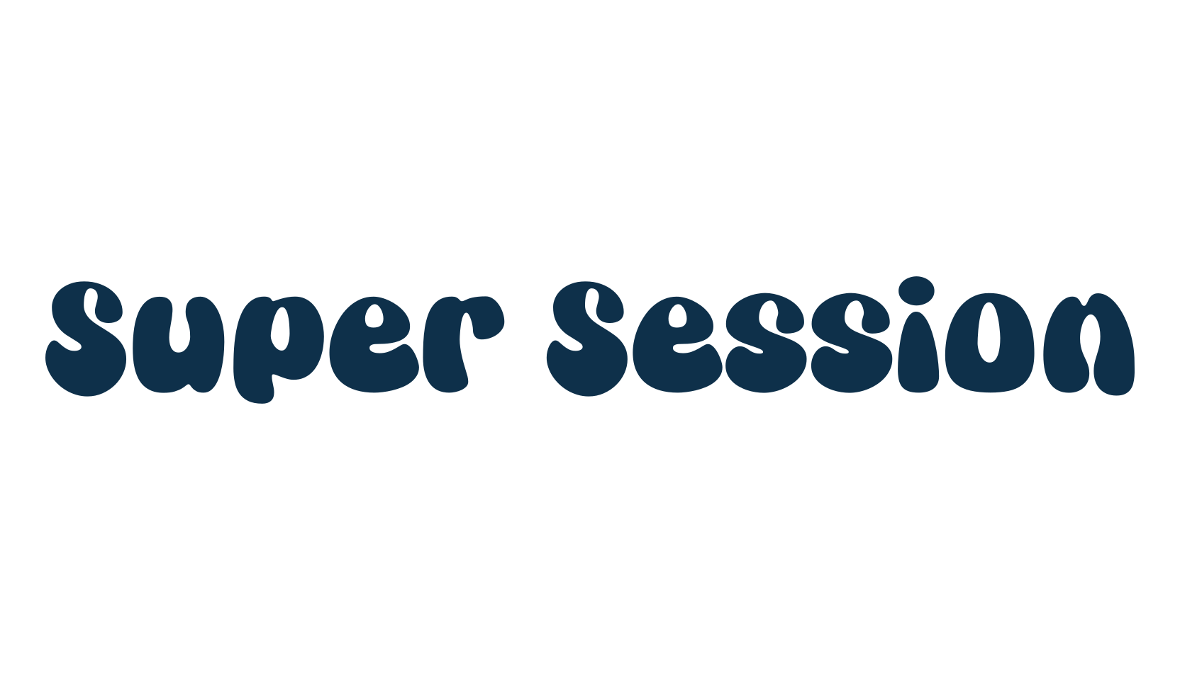 Super Session, groovy font preview