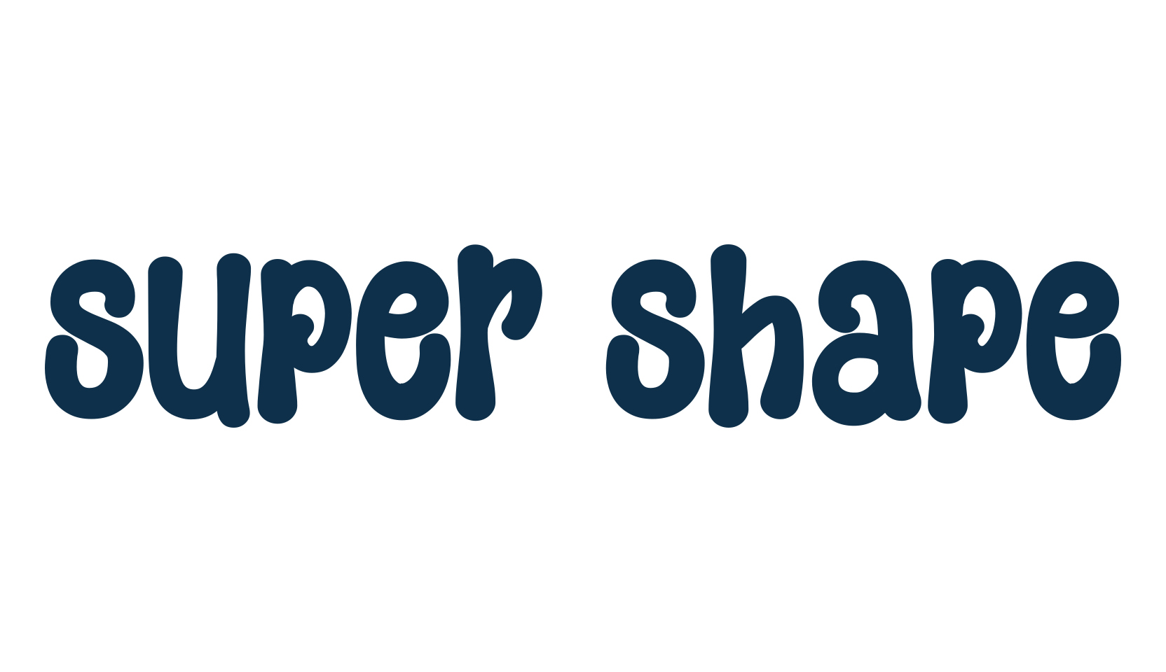 Super Shape, display market font preview