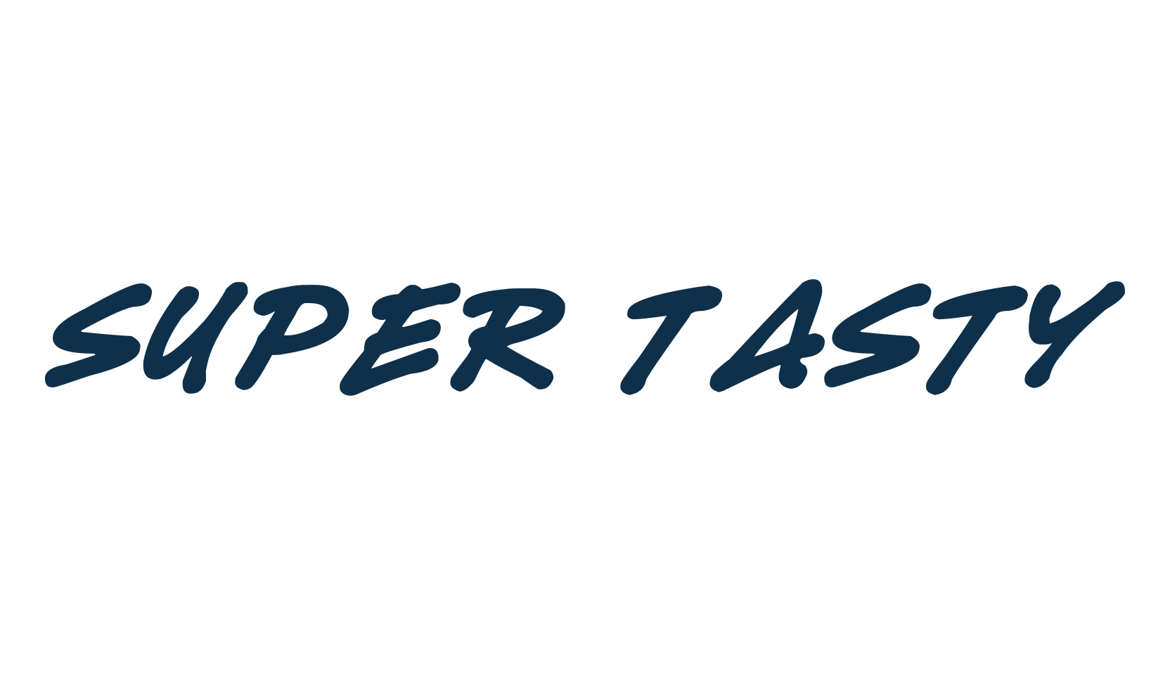 Super Tasty, fancy cartoon decorative comic font preview