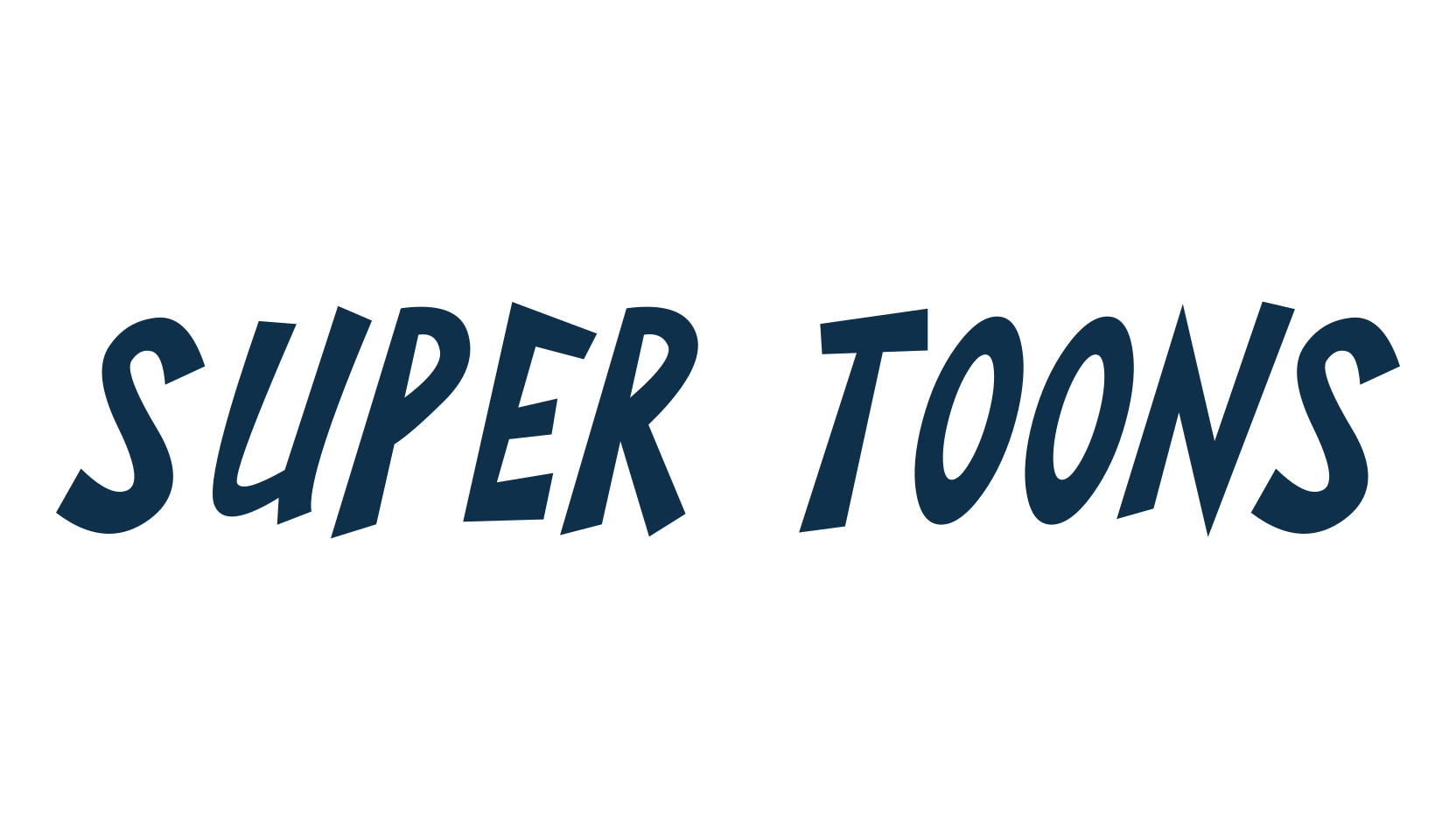 Super Toons, fancy decorative font preview
