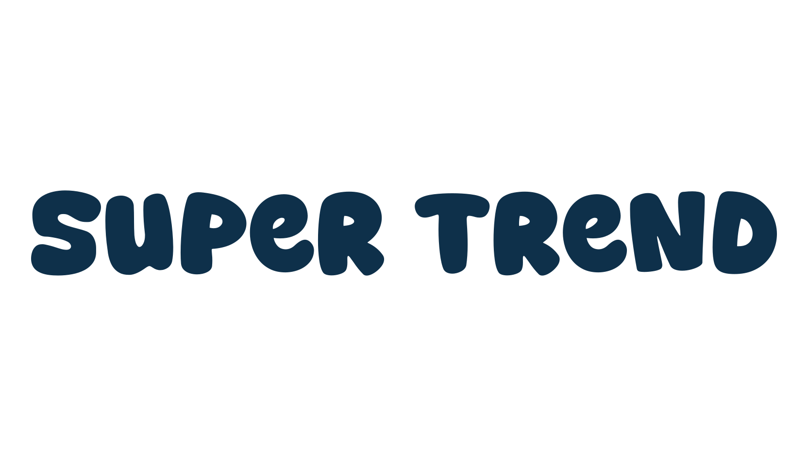 Super Trend, cartoon font preview