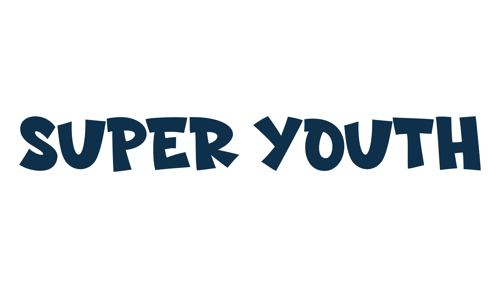 Super Youth, cartoon font preview