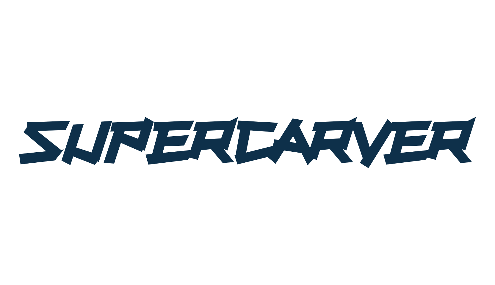 Supercarver, fancy various decorative font preview