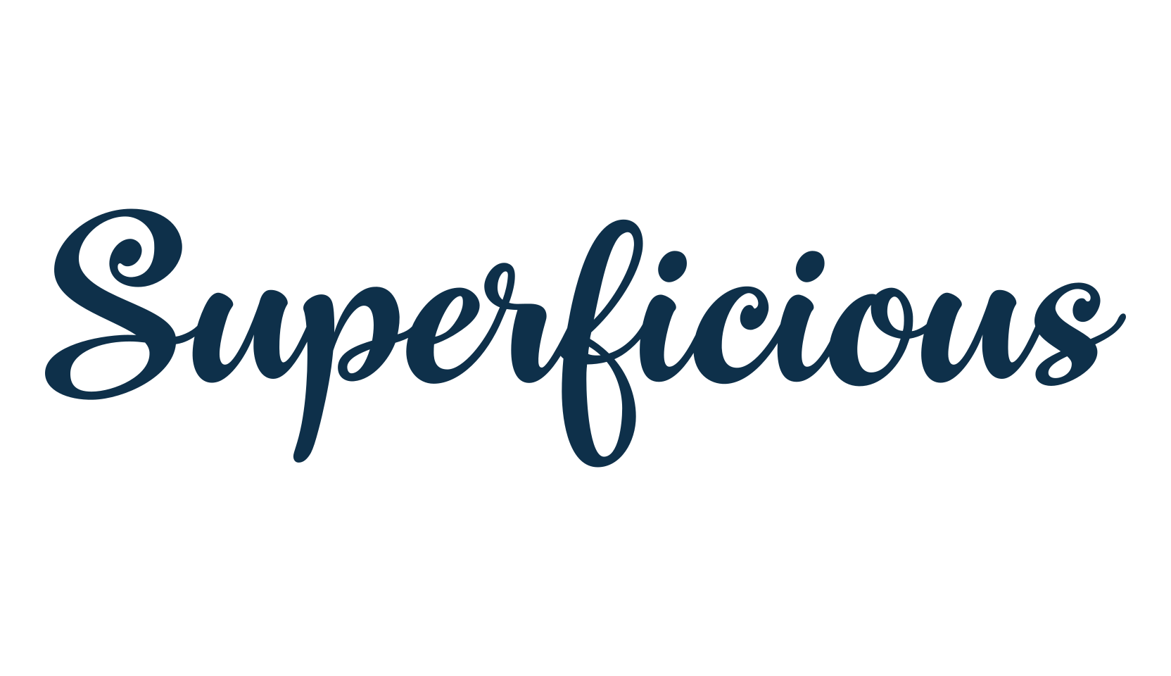 Superficious, various font preview
