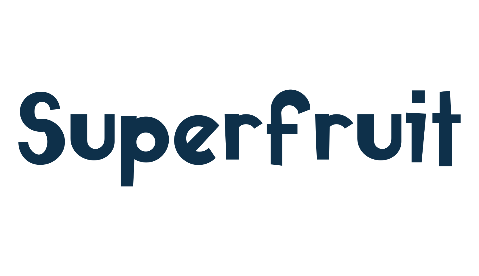 Superfruit, cartoon font preview